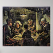 Van Gogh - Die Kartoffelesser Poster (Vorne)