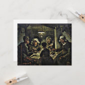 Van Gogh - Die Kartoffelfresser Karte (Vorderseite/Rückseite Beispiel)