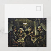 Van Gogh - Die Kartoffelfresser Postkarte (Vorne/Hinten)