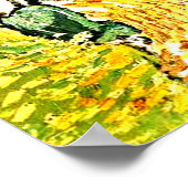 Van Gogh - Die Kirche in Arles Poster (Ecke)