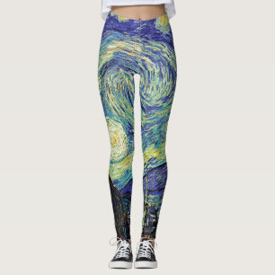Van Gogh Die Leggings der Sternennacht