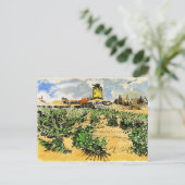 Van Gogh - Die Mühle von Alphonse Daudet Postkarte (Stehend Vorderseite)