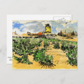 Van Gogh - Die Mühle von Alphonse Daudet Postkarte (Vorne/Hinten)