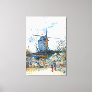 Van Gogh: Die Mühle von Galette Leinwanddruck
