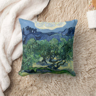 Van Gogh Die Olivenbäume Landschaftsgemälde Kissen