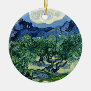 Van Gogh Die Olivenbäume Landschaftsmalerei Keramik Ornament