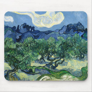 Van Gogh Die Olivenbäume Landschaftsmalerei Mousepad