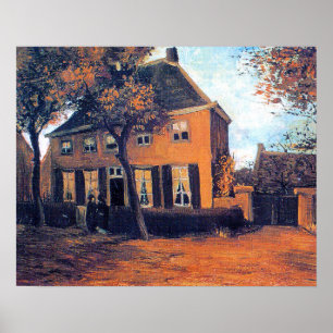 Van Gogh - Die Pfarrhaus in Nuenen Poster