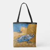 Van Gogh – Die Siesta – Personalisiert Tasche (Rückseite)