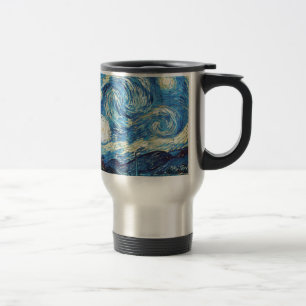 Van Gogh die starry Nacht1889 Vintage Kunst Reisebecher