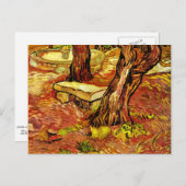 Van Gogh - Die Steinbank Postkarte (Vorne/Hinten)