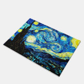 Van Gogh - Die Sternennacht Fußmatte (Schrägansicht)