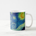 Van Gogh - Die Sternennacht Kaffeetasse<br><div class="desc">Van Gogh's Kunstwerk - "The Starry Night" wird auf dieser Tasse vorgestellt. Ein Nachthimmel,  so lebendig mit prächtigen Wirbel! **Karo mit diesem Design in unserem Shop verbundene Produkte heraus und entdecken Sie phantastischere Möglichkeiten mit diesem wunderbaren Bild: https://www.zazzle.com/collections/arty_gifts_for_the_van_gogh_fan_in_your_life-119079521028472120?rf=238919973384052768</div>