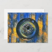 Van Gogh Donut Postkarte (Vorne/Hinten)