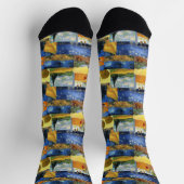 Van Gogh Dream Malereien Kunst, Dichtung und Musik Socken (Oben)
