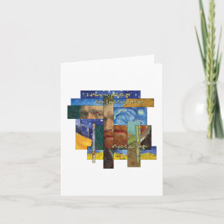 Van Gogh Dreams Quote Karte