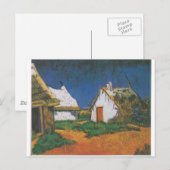 Van_Gogh_-_Drei_weiße_Hütten_in_Saintes-Maries Postkarte (Vorne/Hinten)