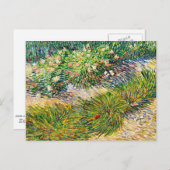 Van Gogh - Ecke mit Schmetterlingen Postkarte (Vorne/Hinten)