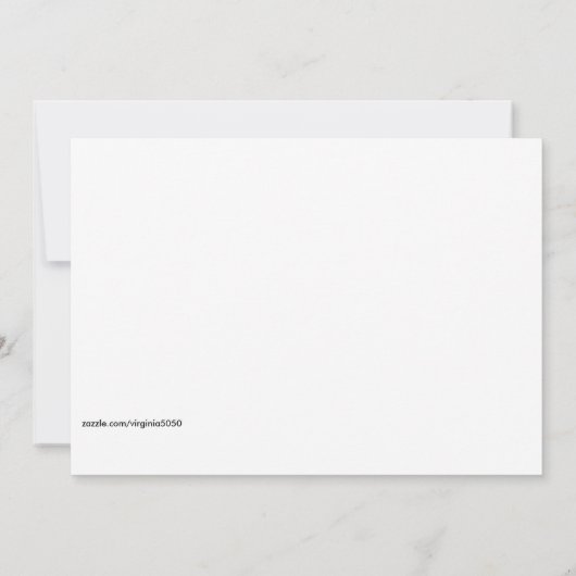 Van Gogh - Edge of a Wheat Field with Poppies Karte (Rückseite)