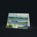 Van Gogh - Ein Fischerboot auf See Karte<br><div class="desc">Vincent van Gogh's berühmtes Gemälde,  Ein Fischerboot auf See.</div>