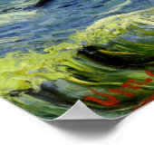 Van Gogh - Ein Fischerboot auf See Poster (Ecke)