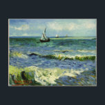 Van Gogh - Ein Fischerboot auf See Postkarte<br><div class="desc">Vincent van Gogh Gemälde,  ein Fischerboot auf See</div>