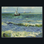 Van Gogh - ein Fischerboot auf See, Seidenpapier<br><div class="desc">Ein Fischerboot auf See,  berühmtes Gemälde von Vincent van Gogh.</div>
