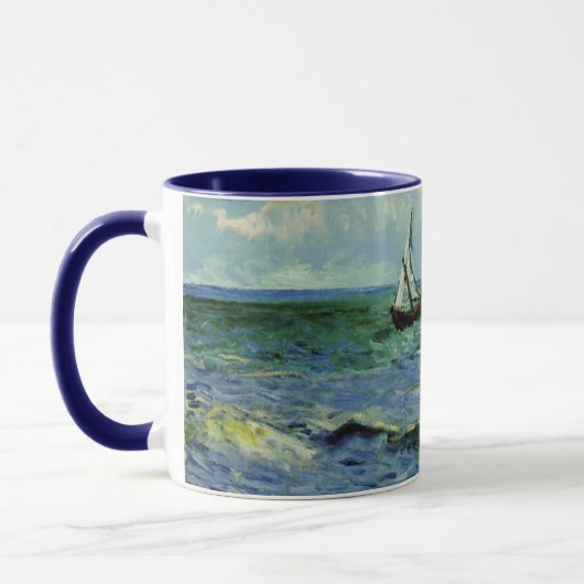 Van Gogh - Ein Fischerboot auf See Tasse (Links)