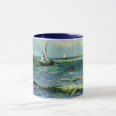 Van Gogh - Ein Fischerboot auf See Tasse (Zentrum)