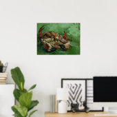 Van Gogh - ein Krab auf der Rückseite Poster (Heimbüro)