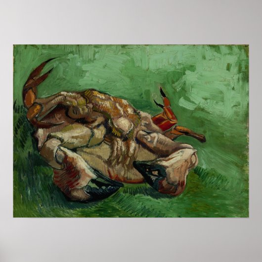 Van Gogh - ein Krab auf der Rückseite Poster (Vorne)