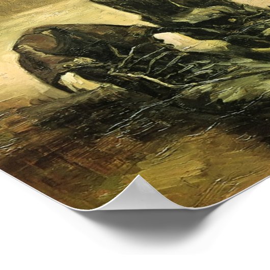 Van Gogh - Ein Paar Schuhe Poster (Ecke)