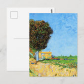 Van Gogh - Eine Allee bei Arles, Postkarte (Vorne/Hinten)