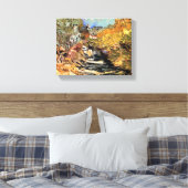 Van Gogh - Eine Straße in Saint-Remy mit weibliche Leinwanddruck (Insitu (Schlafzimmer))