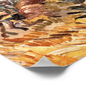 Van Gogh - Eine Straße in Saint-Remy mit weibliche Poster (Ecke)