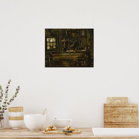 Van Gogh - Eine Weaver-Hütte Poster (Küche)