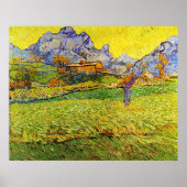 Van Gogh - Eine Wiese im Gebirge, Poster (Vorne)