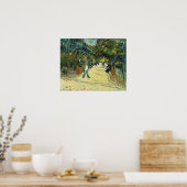 Van Gogh - Eingang zu den öffentlichen Gärten von  Poster (Küche)