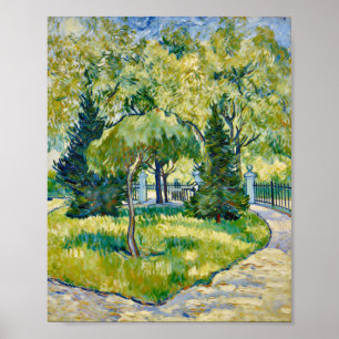 Van Gogh Eingang zum Park in Arles Poster