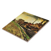 Van Gogh - Eisenmühle in Den Haag, Fliese (Seite)