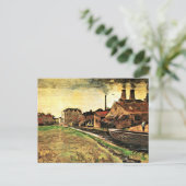 Van Gogh - Eisenmühle in Den Haag, Postkarte (Stehend Vorderseite)