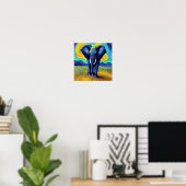 Van Gogh Elefant Poster (Heimbüro)