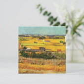 Van Gogh - Ernte bei La Crau, Landschaftsmalerei (Stehend Vorderseite)