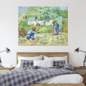 Van Gogh - Erste Schritte Malerei Leinwanddruck (Insitu (Schlafzimmer))
