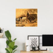 Van Gogh - Esel und Karren Poster (Heimbüro)