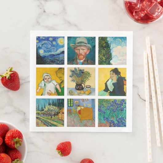 Van Gogh Expo Serviette (Beispiel)