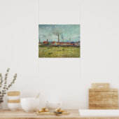 Van Gogh - Fabriken in Clichy Poster (Küche)