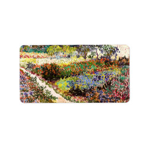Van Gogh Fantastische Bergwelten am Arles Frische  Adressaufkleber