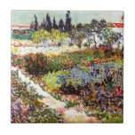 Van Gogh Fantastische Bergwelten am Arles Frische  Fliese<br><div class="desc">Vincent Van Gogh Blütengarten At Arles With Path Fine Art Vincent van Gogh war ein postimpressionistischer Maler, dessen Werke weit reichende Auswirkungen auf die Kunst des 20. Jahrhunderts hatten: Porträts, Selbstportraits, Landschaften und Stillleben von Zypressen, Blume, Bäumen in Blüten, Gärten, Weizenfeldern und Blume. Zwischen 1886 und 1890 fertigte Vincent van...</div>