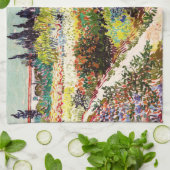 Van Gogh Fantastische Bergwelten am Arles Frische  Handtuch (Gefaltet)